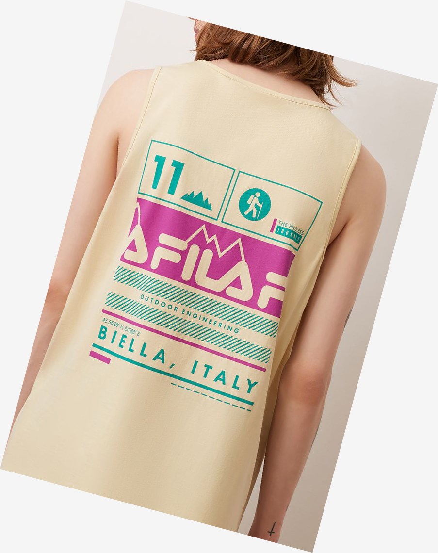 Fila Grid Tank Filacream | AQGJI-9236