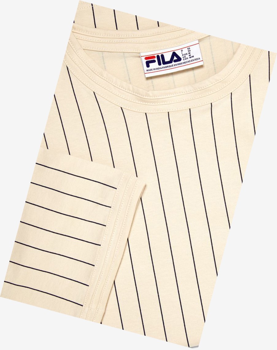 Fila Guillo Tee 935 Tapioca / Peacoat | AQPMK-4896