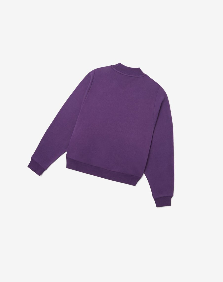 Fila Hanami Sweatshirt Fioletowe Białe Czerwone | MHKTU-2905