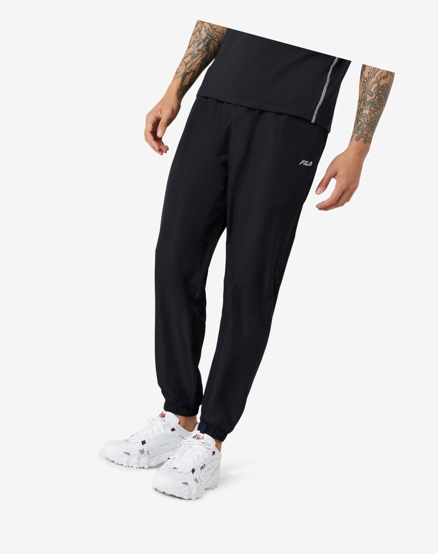 Fila Harris Jogger Czarne Srebrne | DXTSP-2741