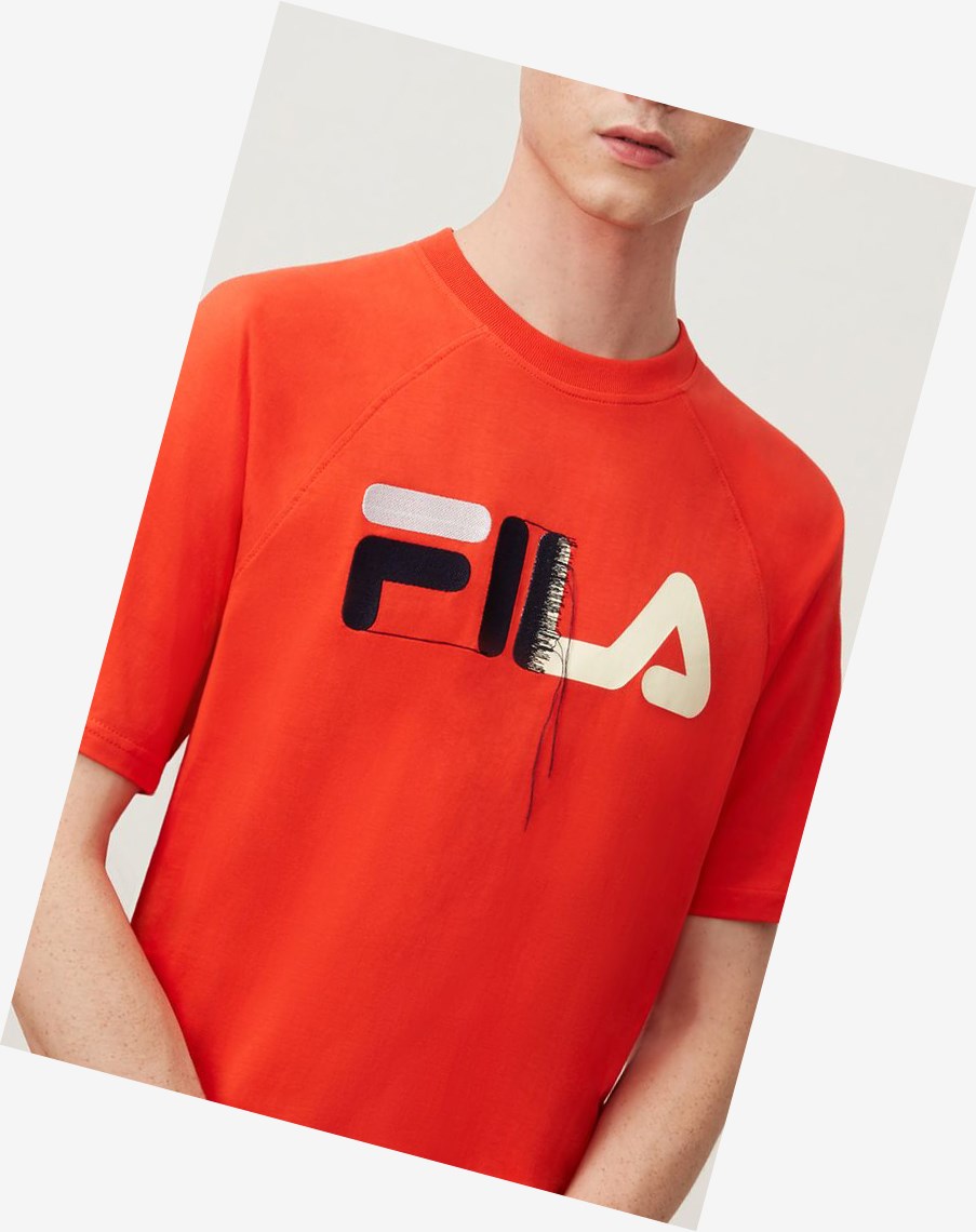 Fila Hawk Tee Chrytomato | UQZJV-9580