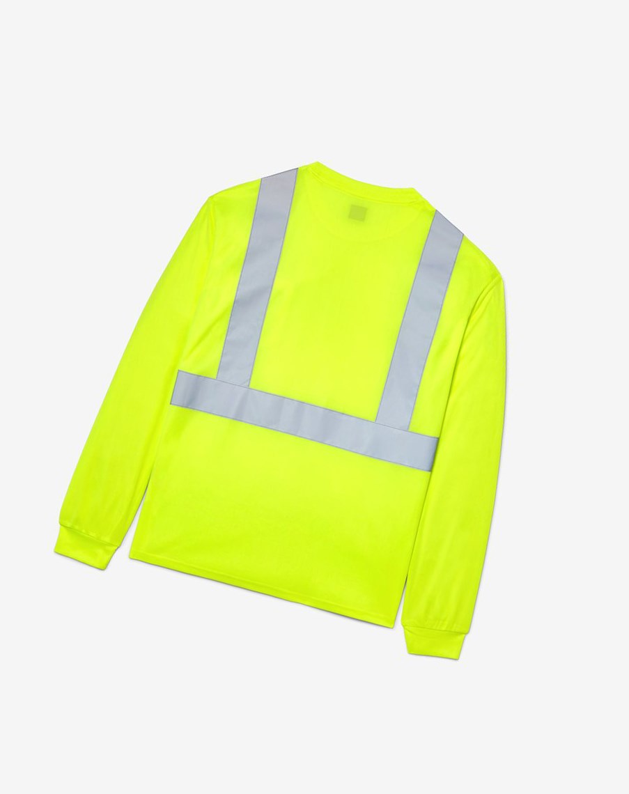 Fila High Visibility Long Sleeve Robocze Shirt Żółte | DMPSR-9170