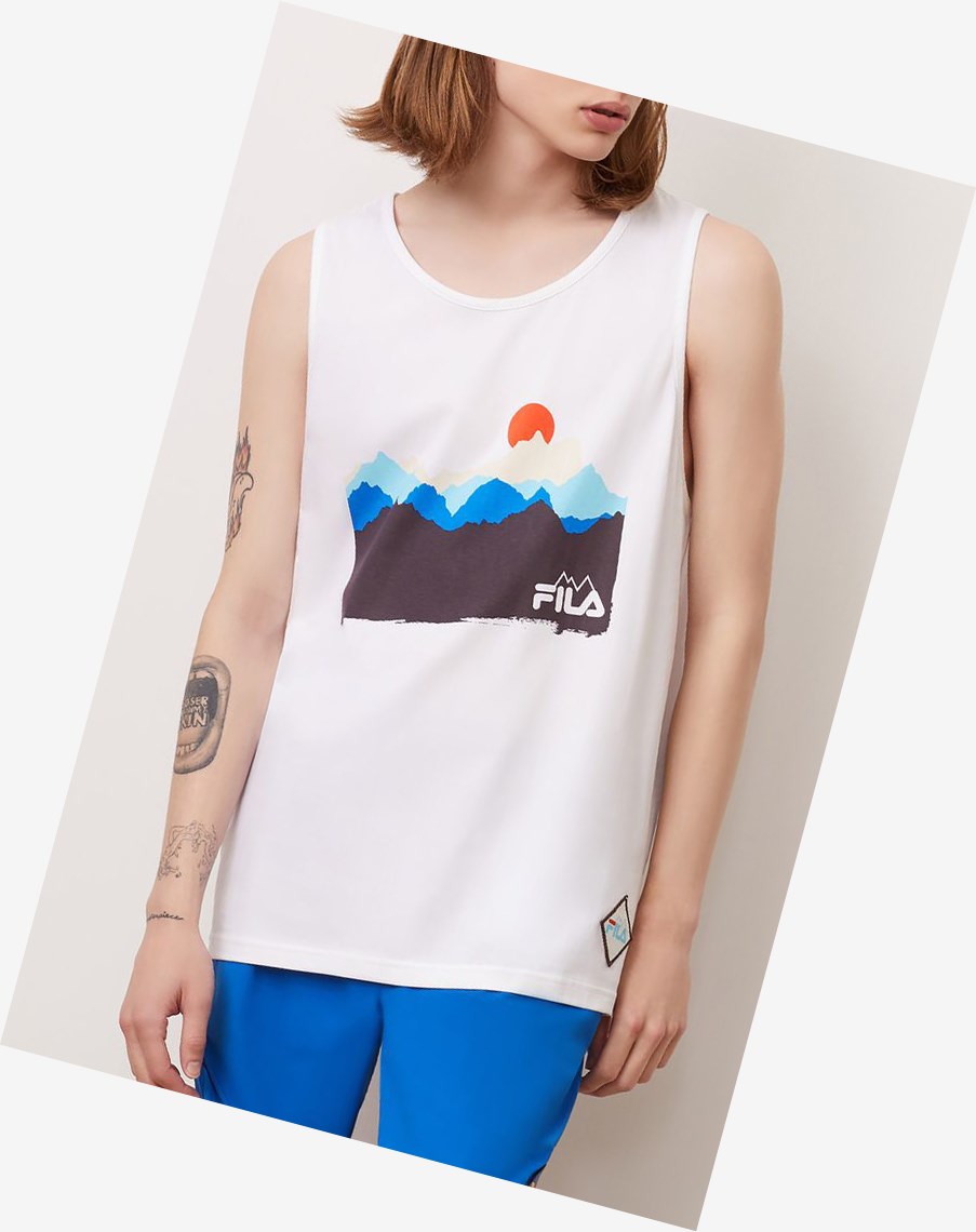 Fila Horizon Tank Białe | GXMZE-8341