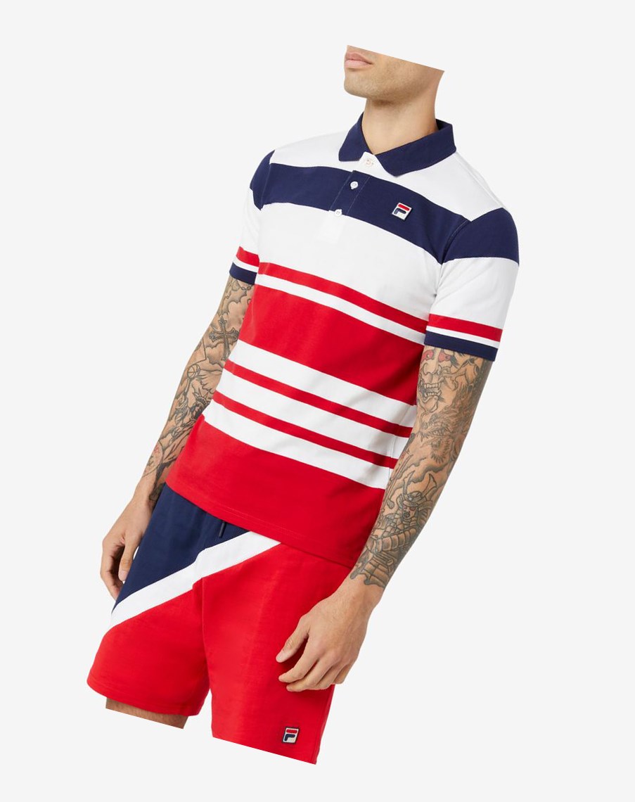 Fila Jacinth Polo Białe | TAZMP-3572