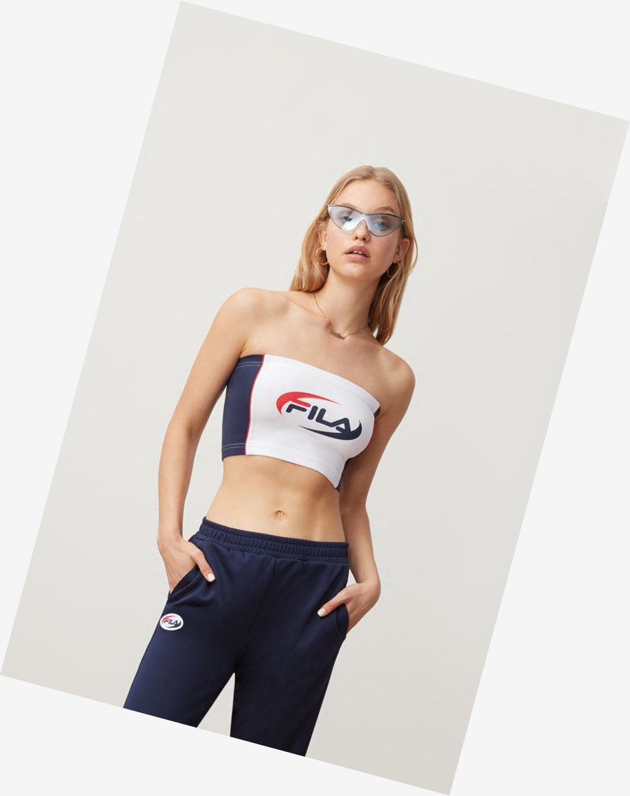 Fila Josefa Tube Top Peac/Wht/Cred | AYTGH-1057