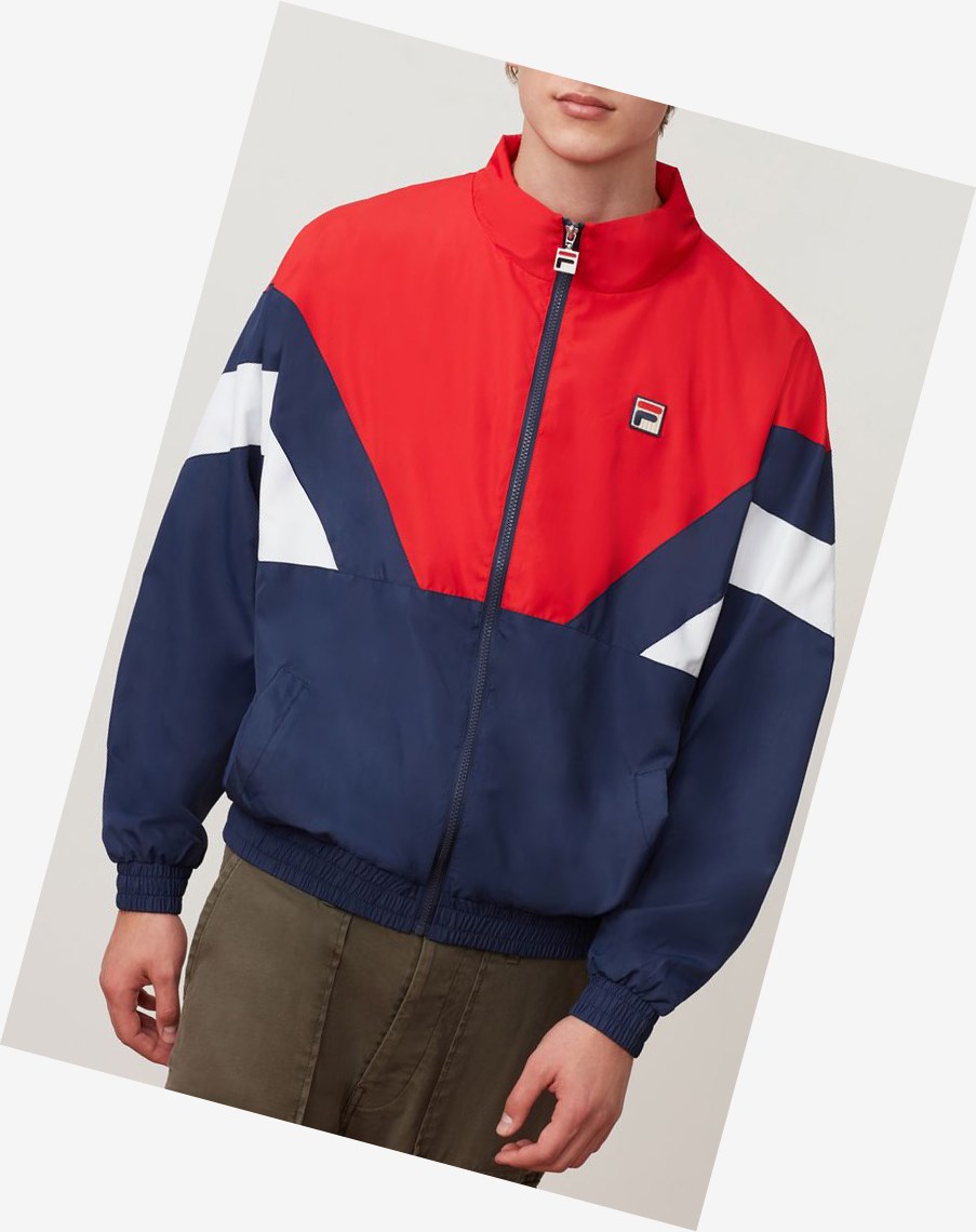 Fila Katya Wiatr Jacket Peac/Cred/Wht | MYFZK-0746