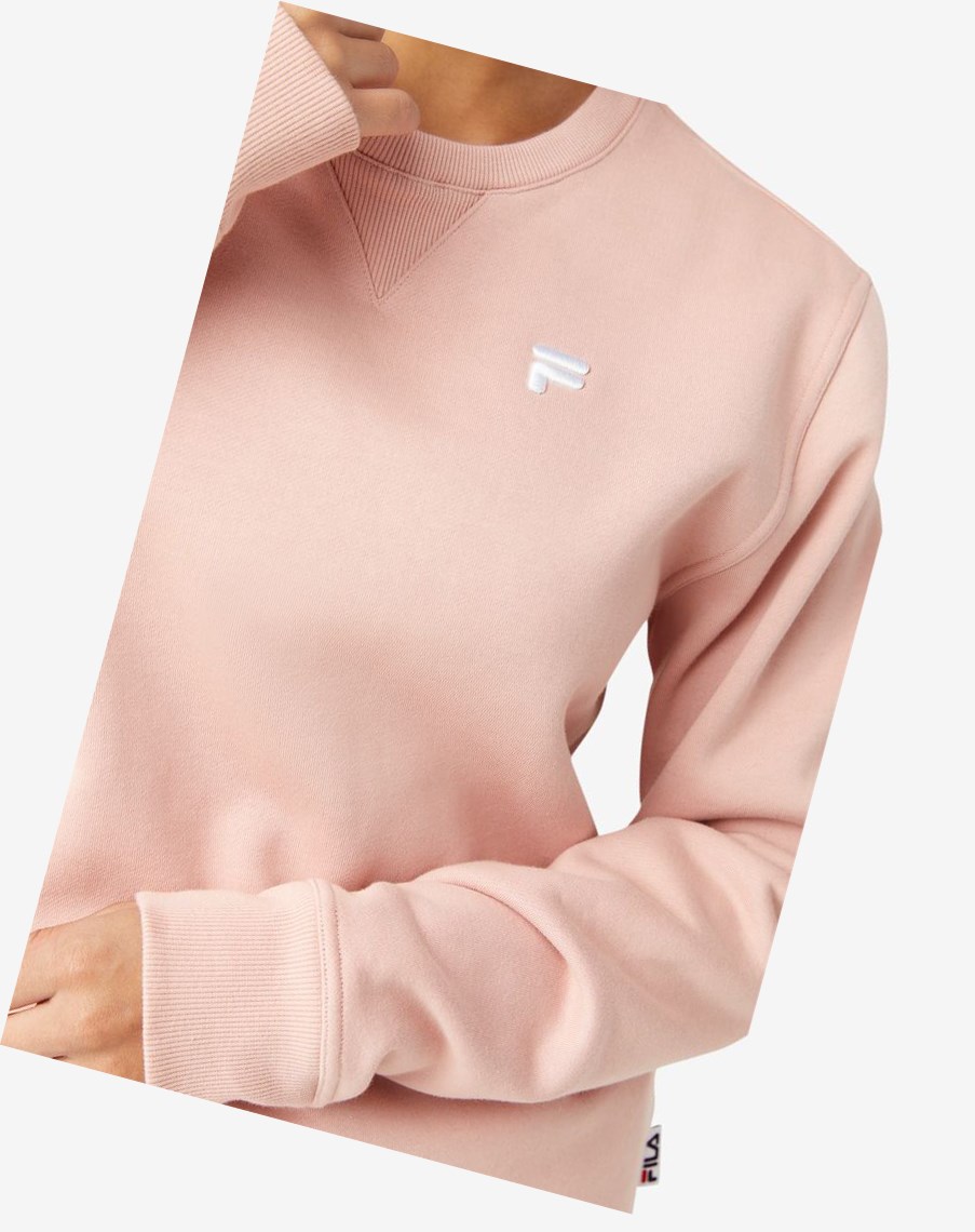 Fila Kieve Sweatshirt Różowe | NDCWS-7801