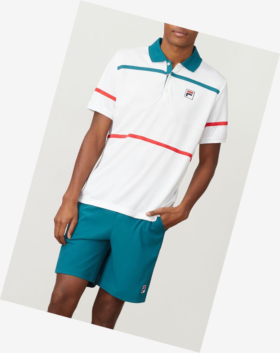 Fila Legend Polo Wht/Paci/Cred | CNRWY-5081