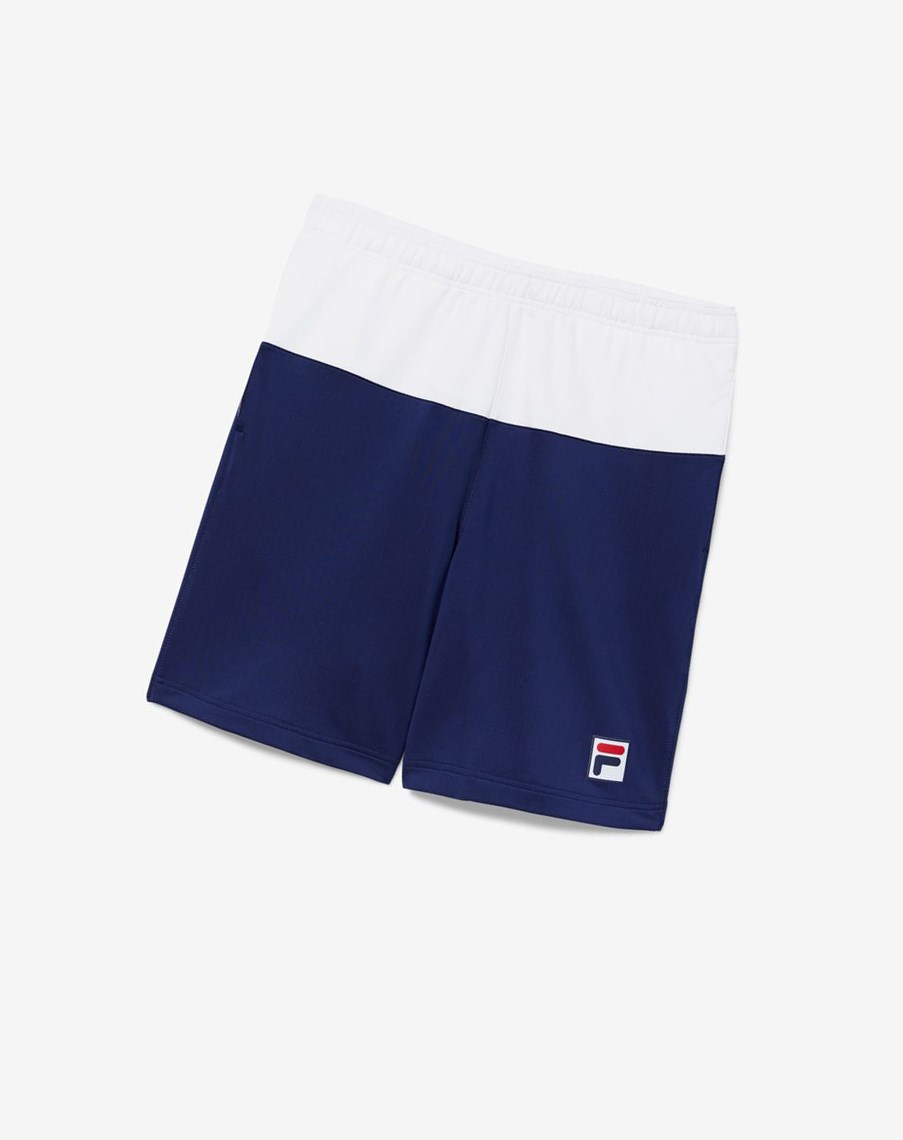 Fila Legends Krótkie Granatowe Białe | TWENO-8694