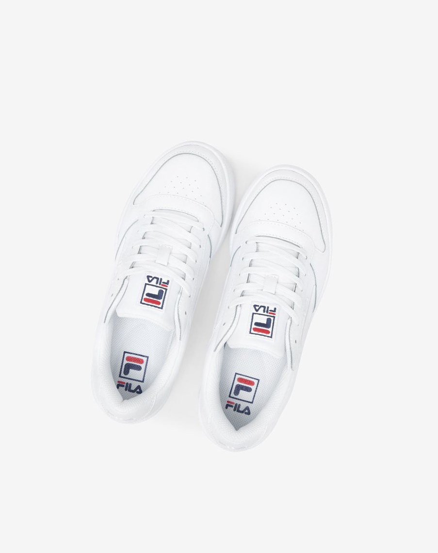 Fila Lnx-100 Sneakers Białe Granatowe Czerwone | QTJIZ-2983