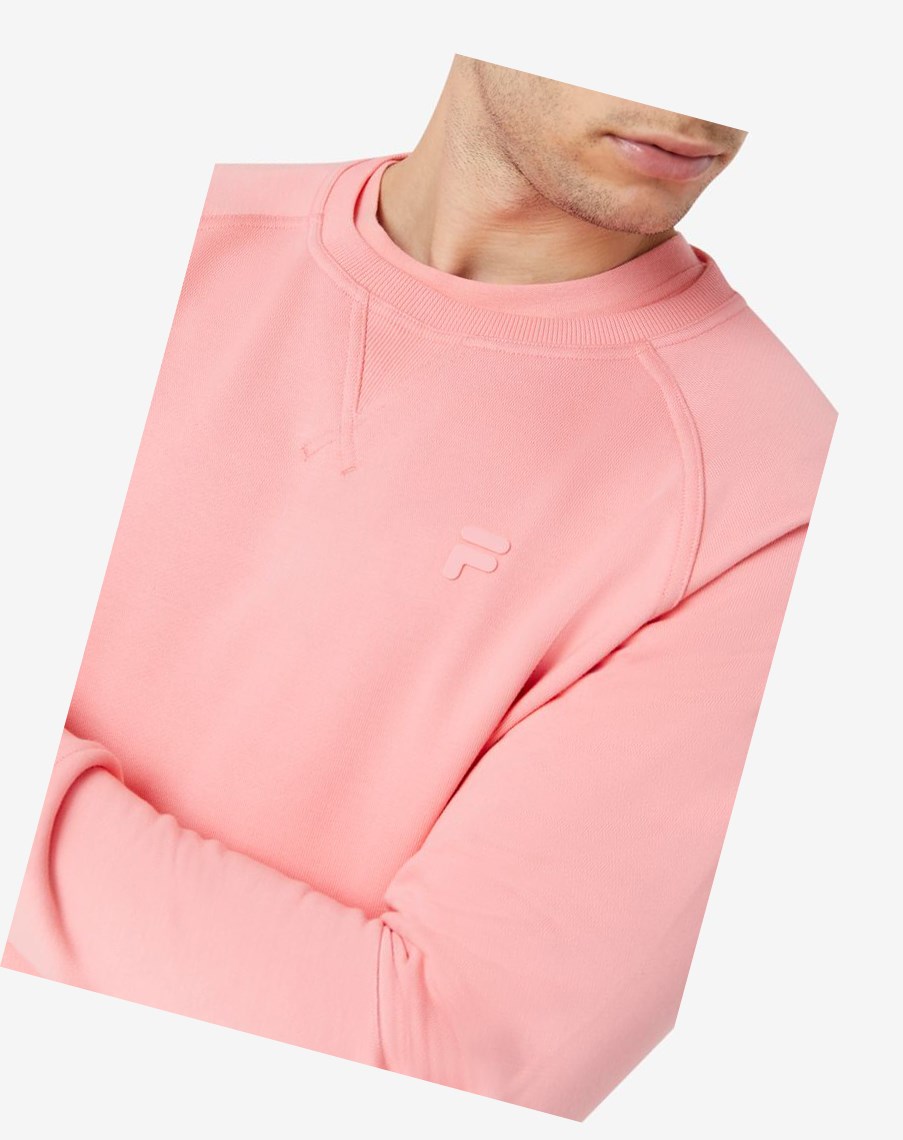 Fila Logan Crewneck 681 Strawberry Ice | PAERO-2713