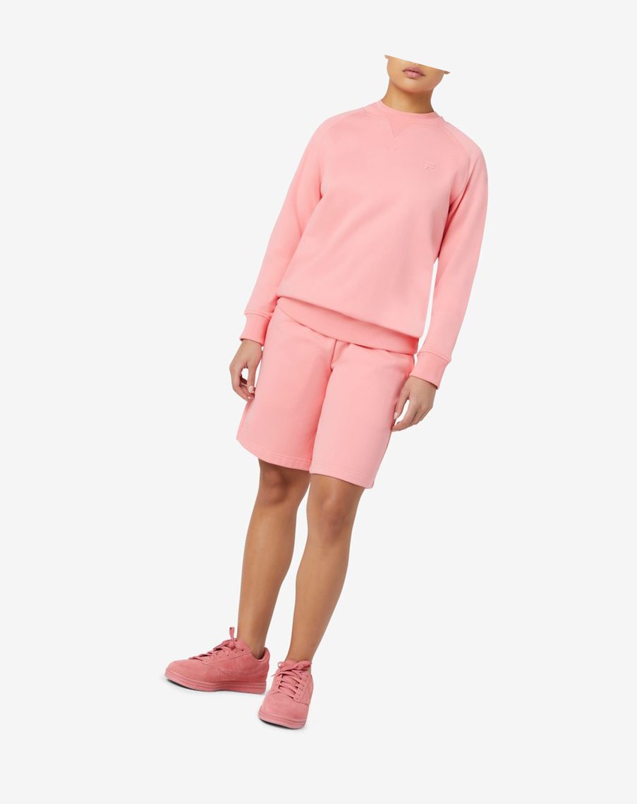 Fila Logan Crewneck 681 Strawberry Ice | PGHVK-5701