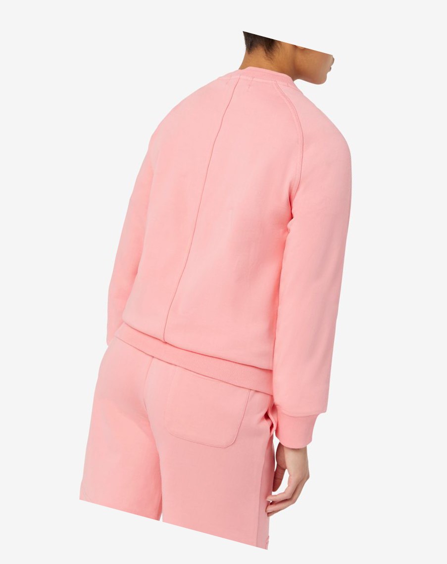 Fila Logan Crewneck 681 Strawberry Ice | SZVNW-7310