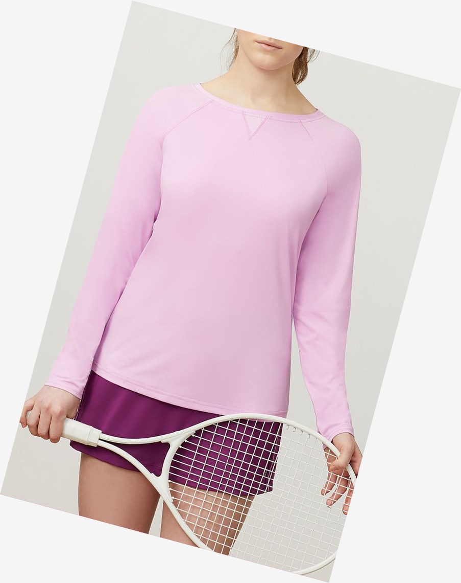 Fila Love, Actually Long Sleeve Top Acidorchid | SRLKU-8715