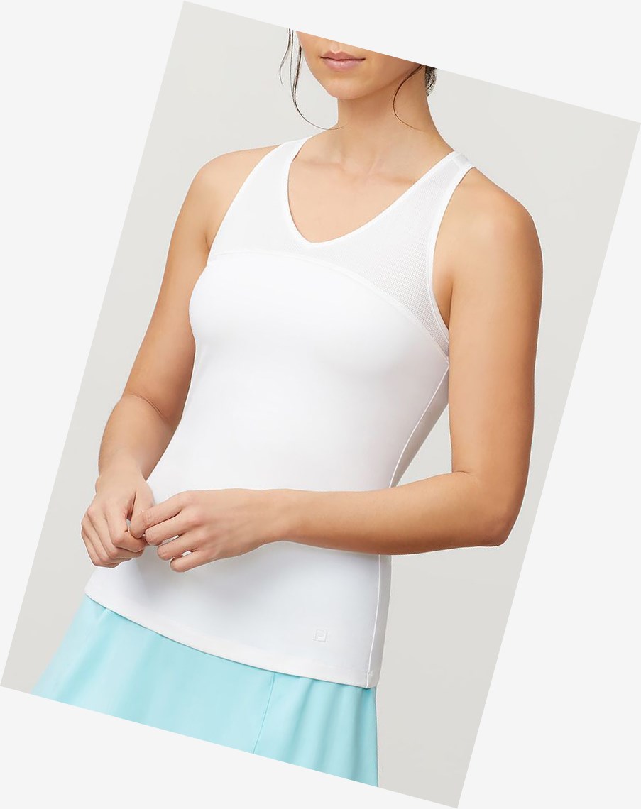 Fila Love Game Racerback Tank Białe | PLFCG-3567