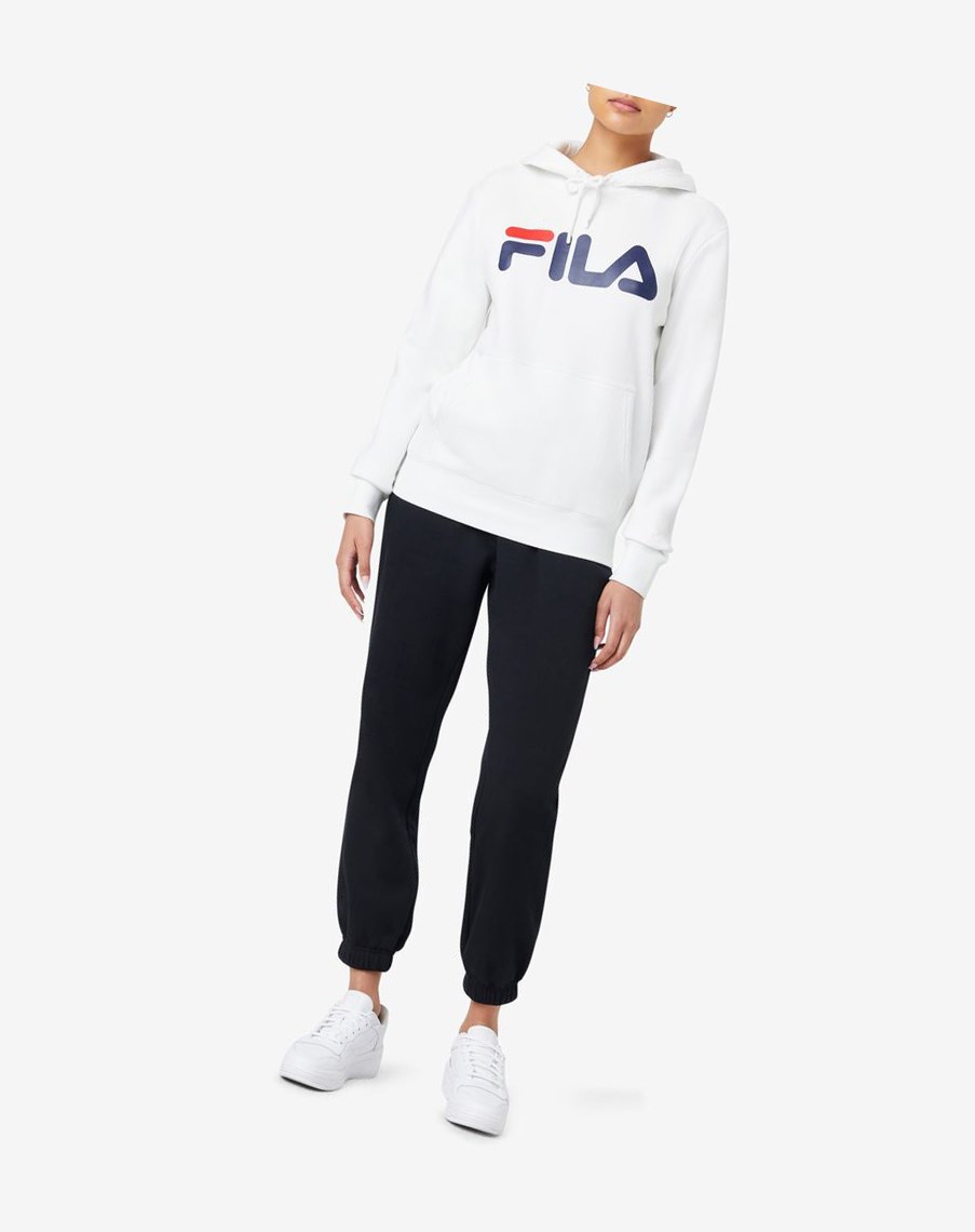 Fila Lucy Hoodie Białe | MKRDC-4821