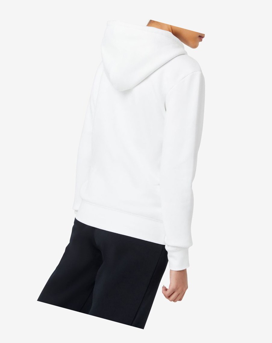 Fila Lucy Hoodie Białe | NQWXH-9235