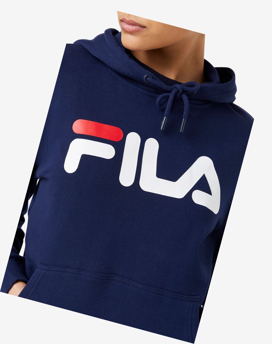 Fila Lucy Hoodie Białe | PNVQZ-5329