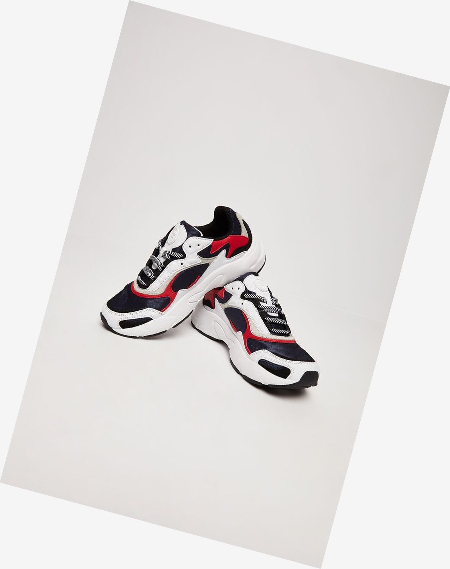 Fila Luminance Tenisa Shoes Fnvy/Fred/Wht | DGNXJ-7945