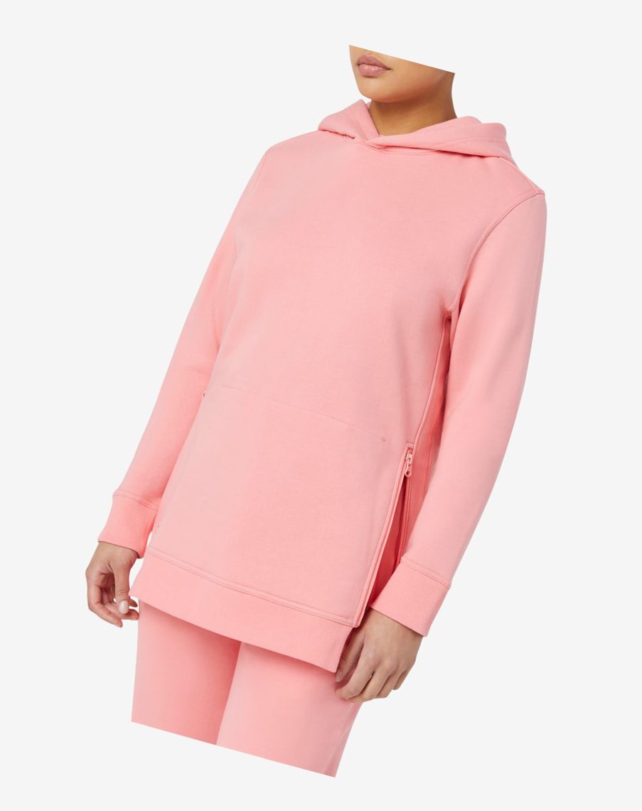 Fila Maddox Pullover Hoodie 681 Strawberry Ice | EDBFH-6453