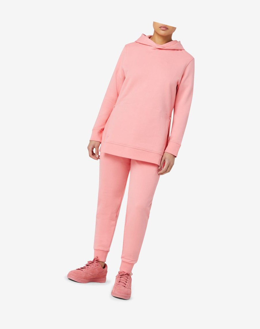 Fila Maddox Pullover Hoodie 681 Strawberry Ice | EDBFH-6453