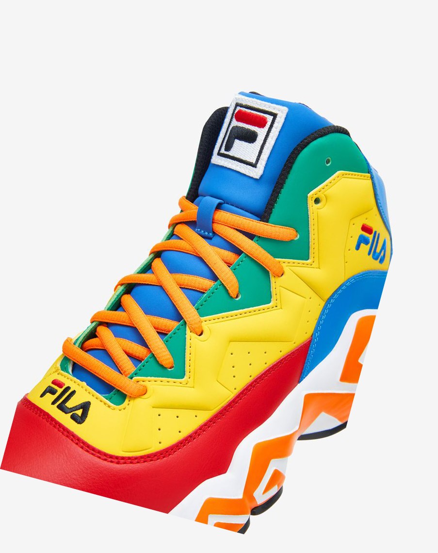 Fila Mb Sneakers Czerwone Niebieskie Cytrynowy | JMBCQ-7590