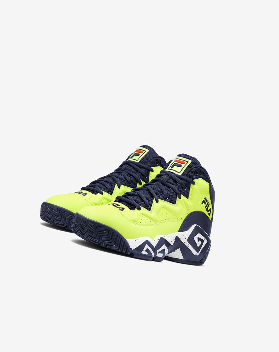 Fila Mb Sneakers Żółte Granatowe Białe | NTFXC-5643