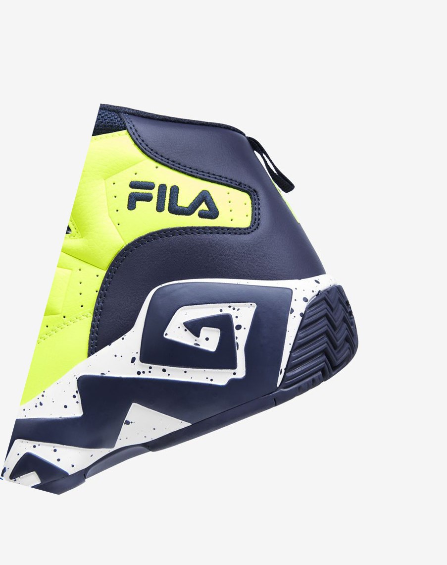 Fila Mb Sneakers Żółte Granatowe Białe | NTFXC-5643