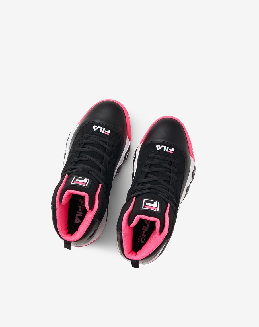 Fila Mb Tenisa Shoes Czarne Różowe Białe | BCLHF-7482