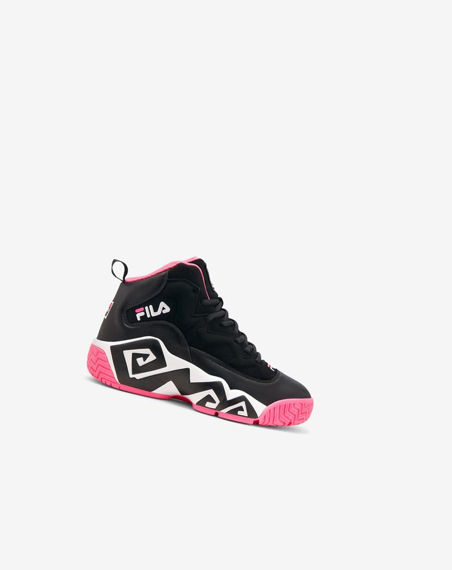 Fila Mb Tenisa Shoes Czarne Różowe Białe | BCLHF-7482