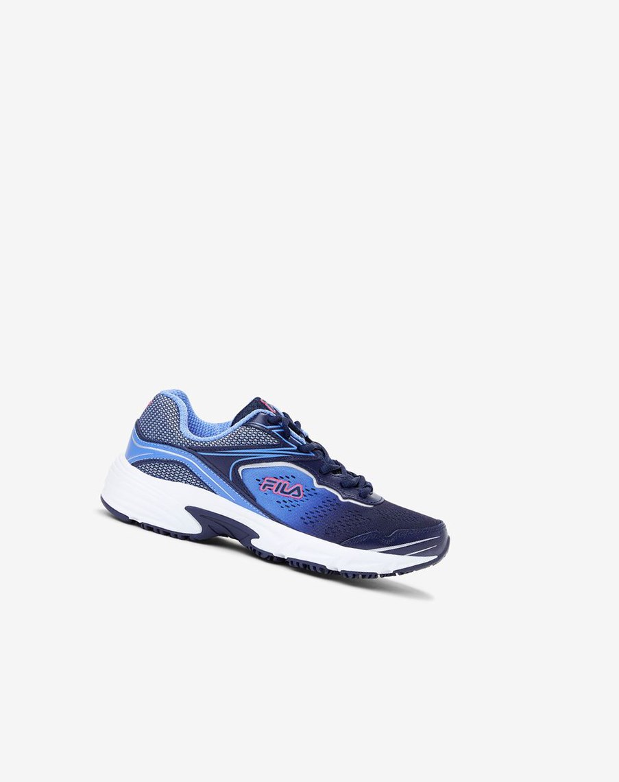 Fila Memory Runtronic Slip Resistant Shoe Codzienne Shoes Granatowe Różowe | QZSUE-0219