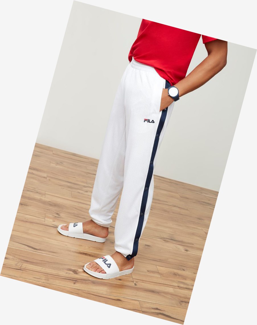 Fila Milo Tear Away Pant Wht/Peac | WCSQU-0167