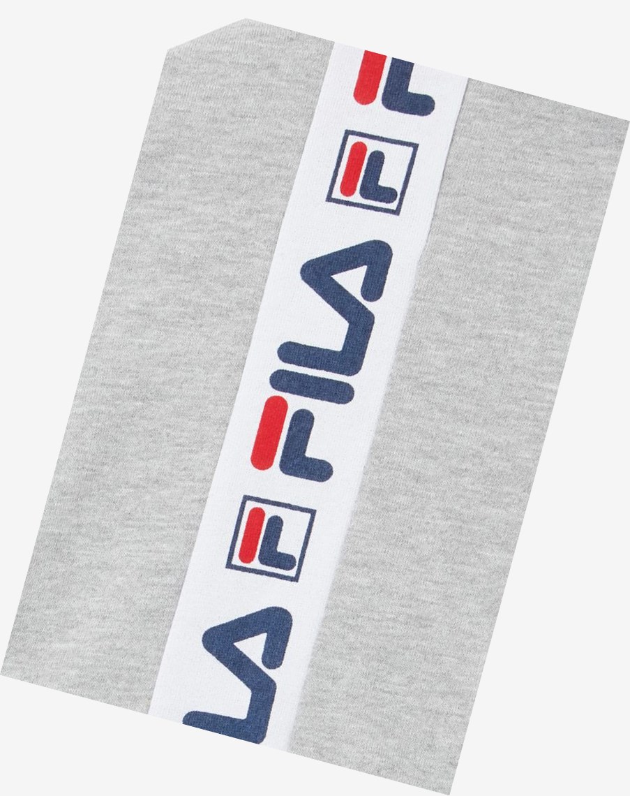 Fila Mindblower Hoodie Szare | RVZCJ-6095