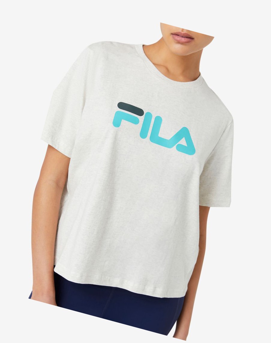 Fila Miss Eagle Tee Niebieskie Turkusowe | JLPOX-3157