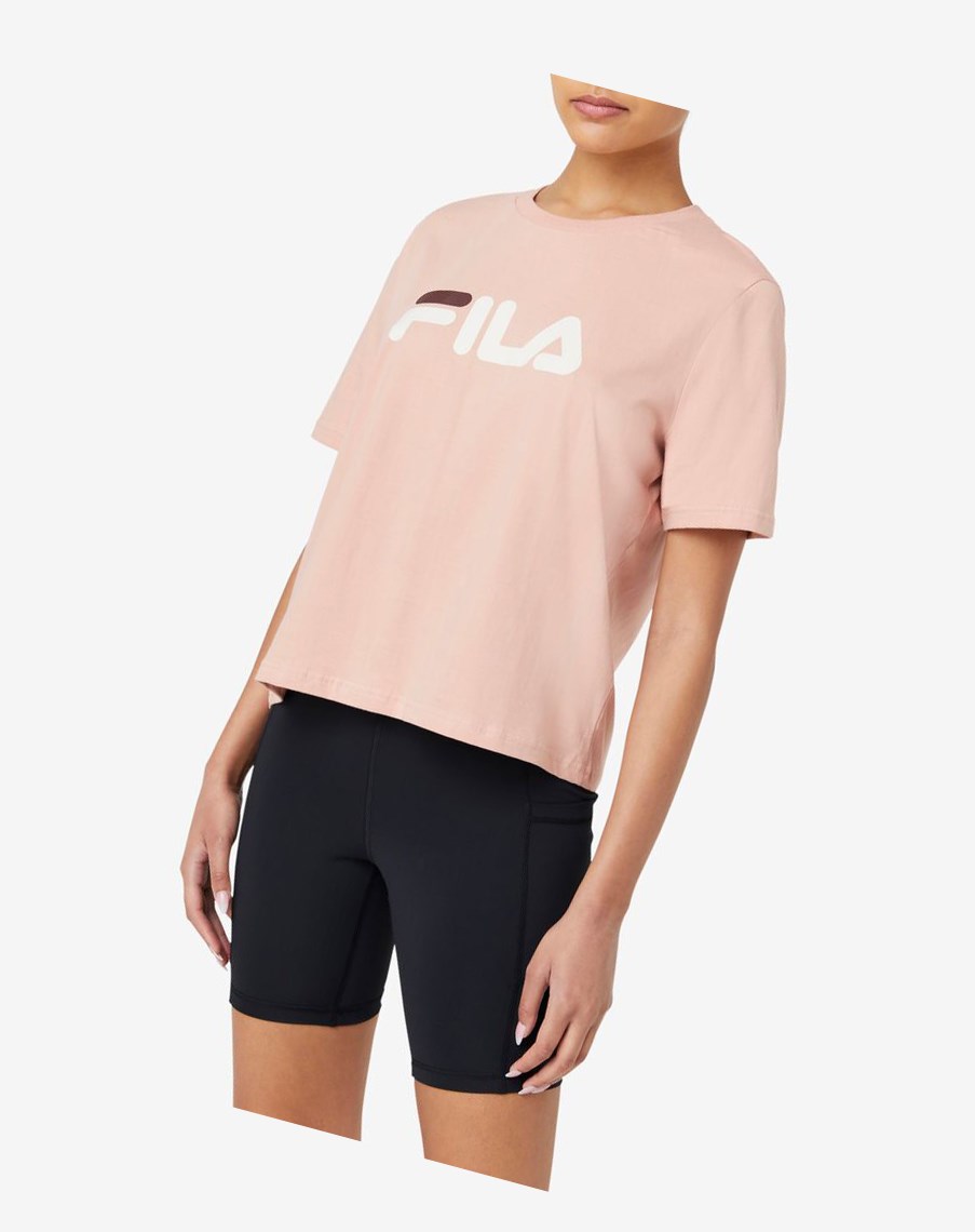 Fila Miss Eagle Tee Różowe Jasny | HLAPZ-0392