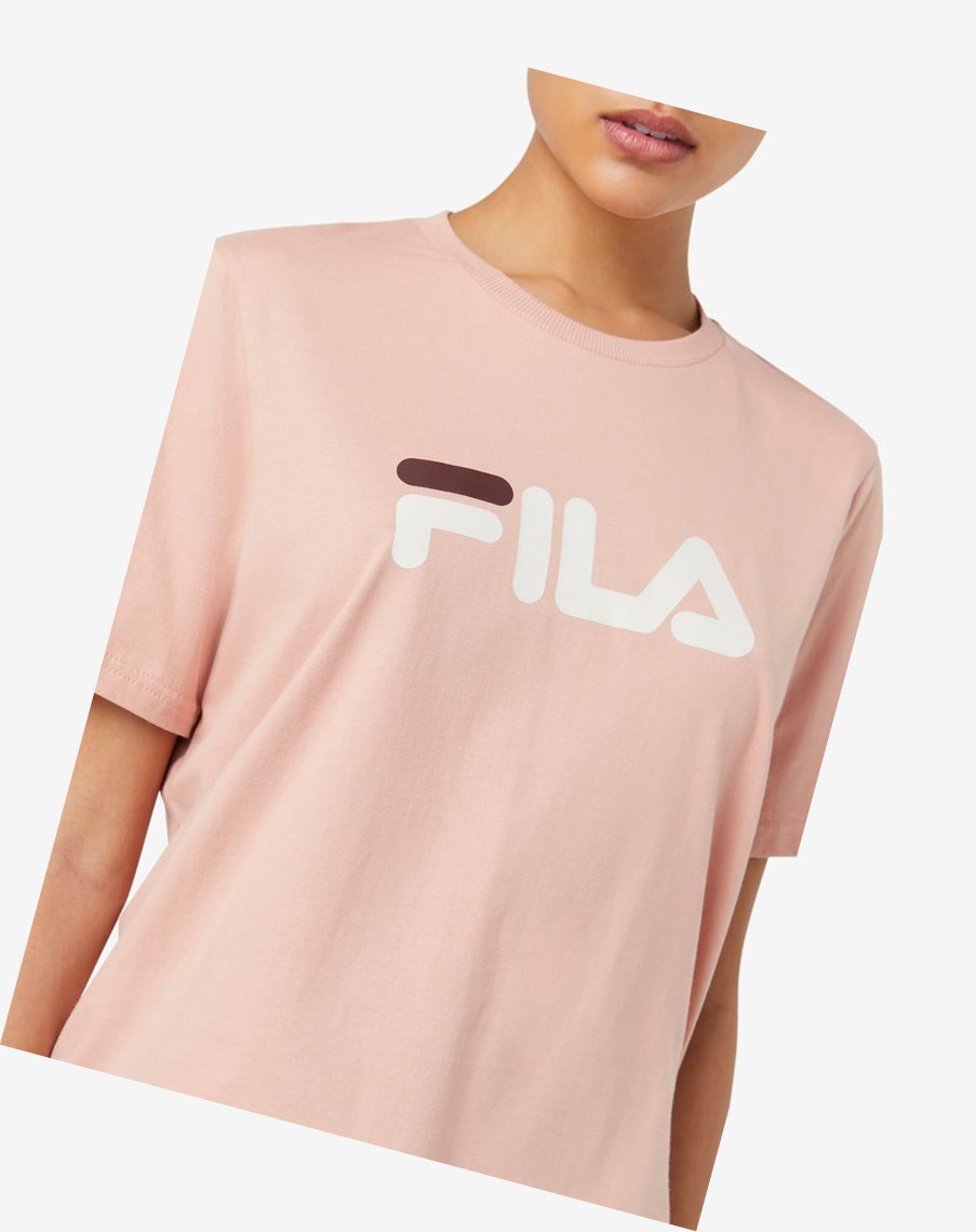 Fila Miss Eagle Tee Różowe Jasny | HLAPZ-0392