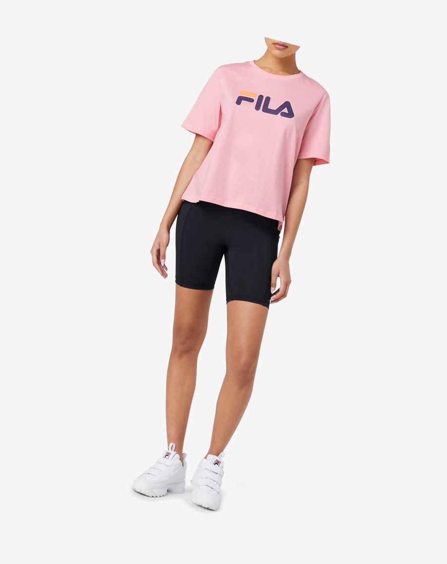 Fila Miss Eagle Tee Różowe Pomarańczowe | NCEOR-2509