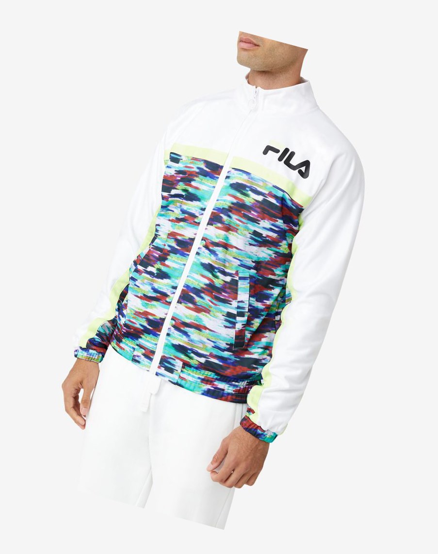 Fila Murphy Track Jacket Białe | LUHDV-6352