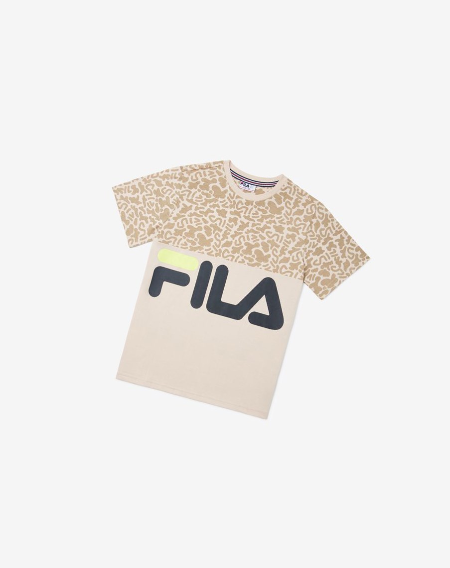 Fila Nolan Tee 050 Cement | AXKNF-6158