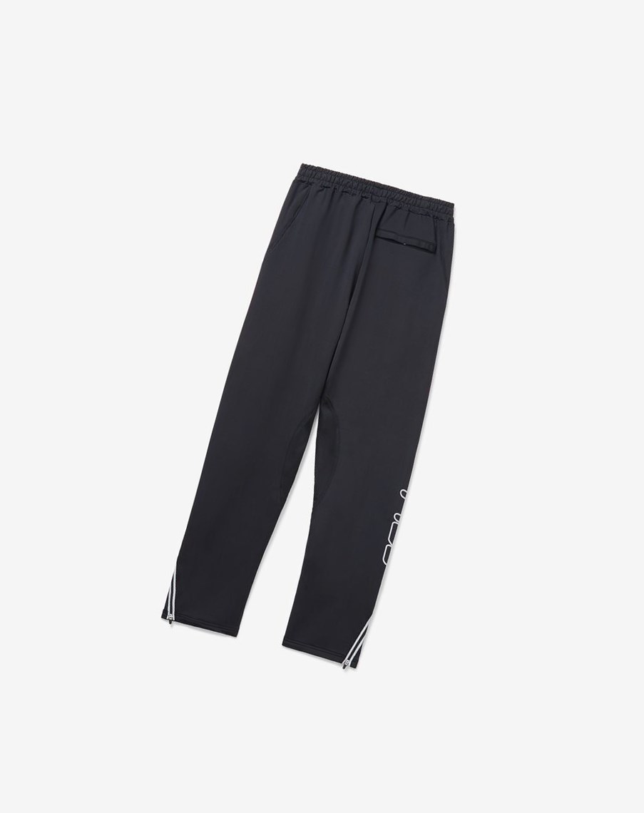 Fila Nusrat Pant Czarne Czarne Srebrne | LQAUG-9015