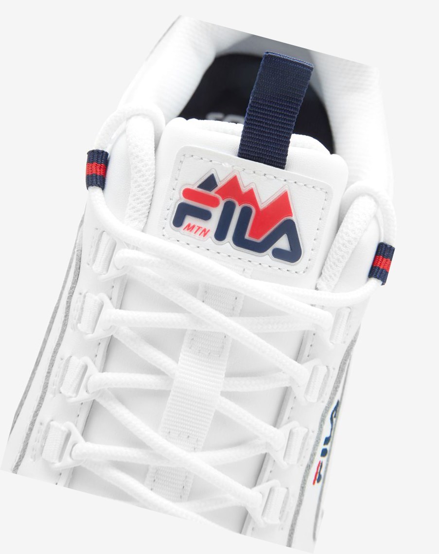 Fila Oakmont Tr Sneakers Białe Granatowe Czerwone | PJMUF-2063