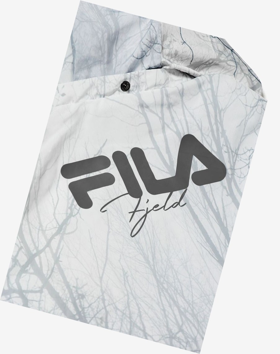 Fila Olle Shell Jacket Białe | KOBHU-0317