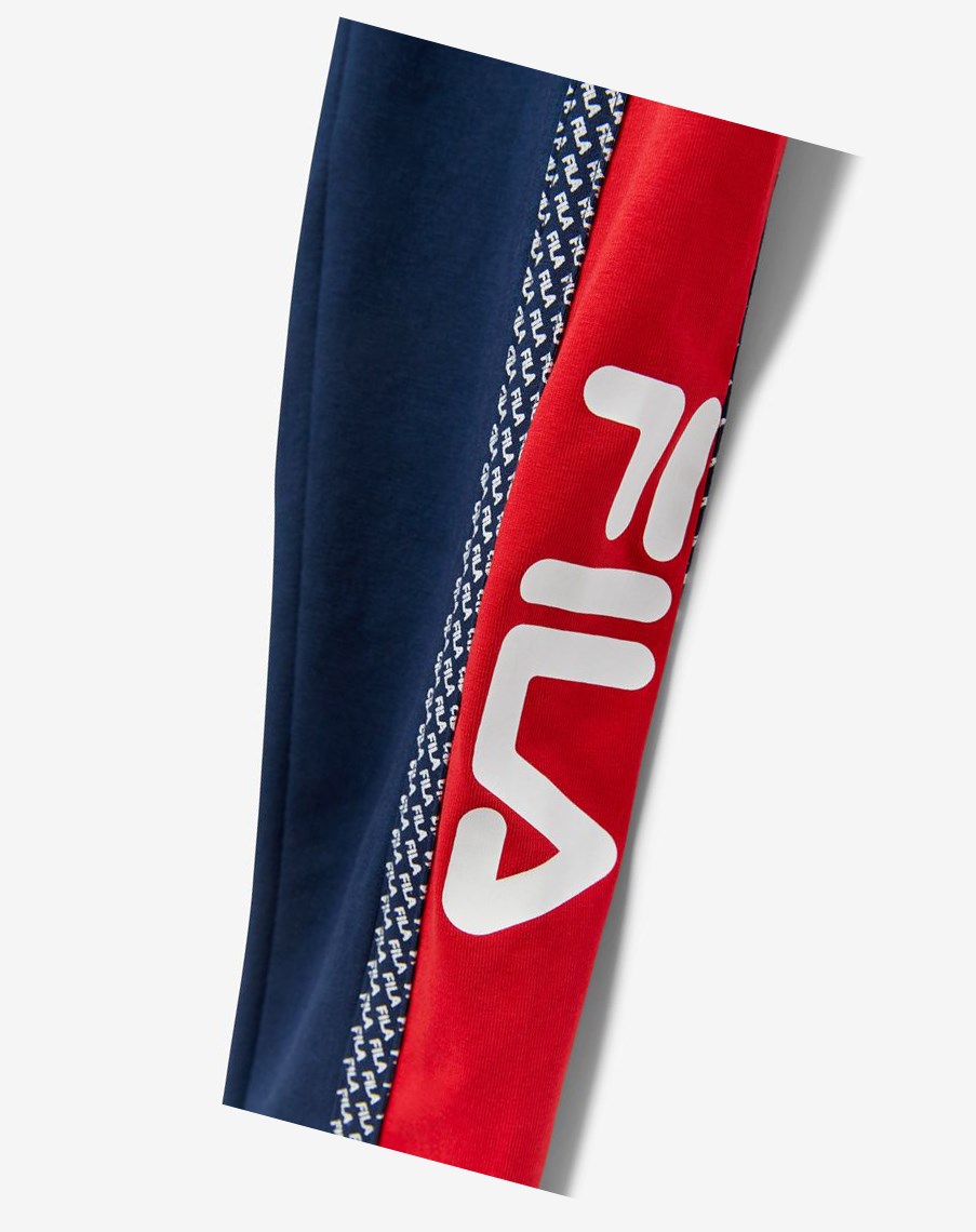 Fila Ona Legging Czerwone Białe | GOETD-8564