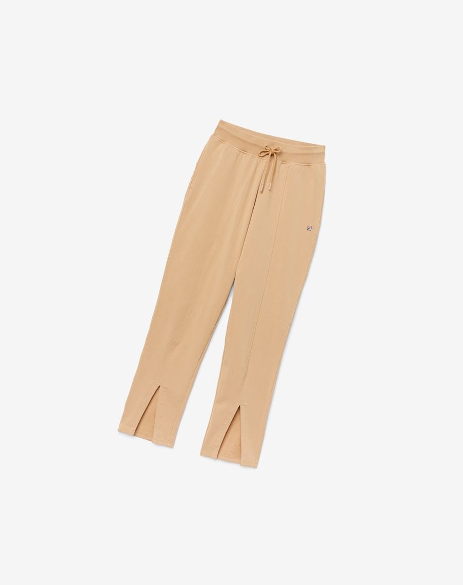 Fila Orella Pant Białe Czerwone | UQMHK-7349