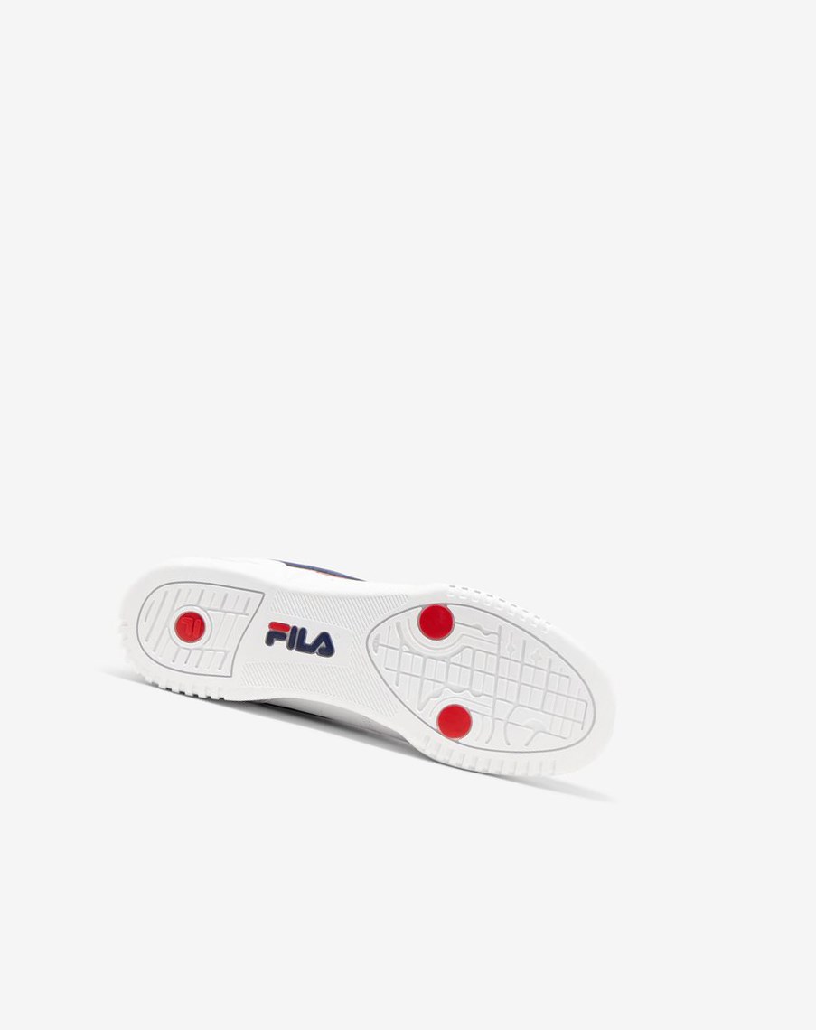 Fila Original Fitness Offset Tenisa Shoes Białe Granatowe Czerwone | UPKXN-4537