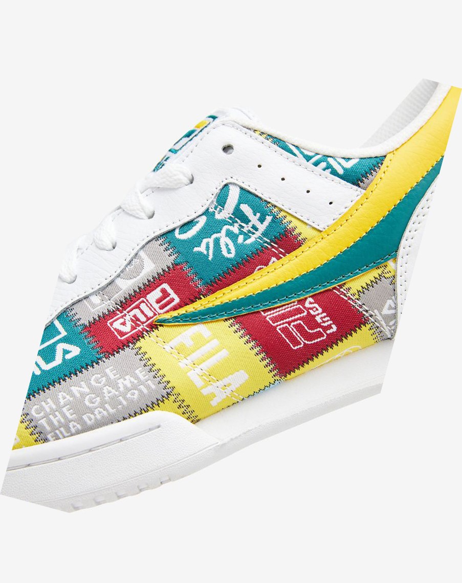 Fila Original Fitness Patchwork Sneakers Białe Żółte | CNXHK-9684