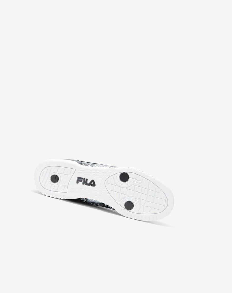 Fila Original Fitness Patchwork Sneakers Czarne Białe | PWUKO-2657