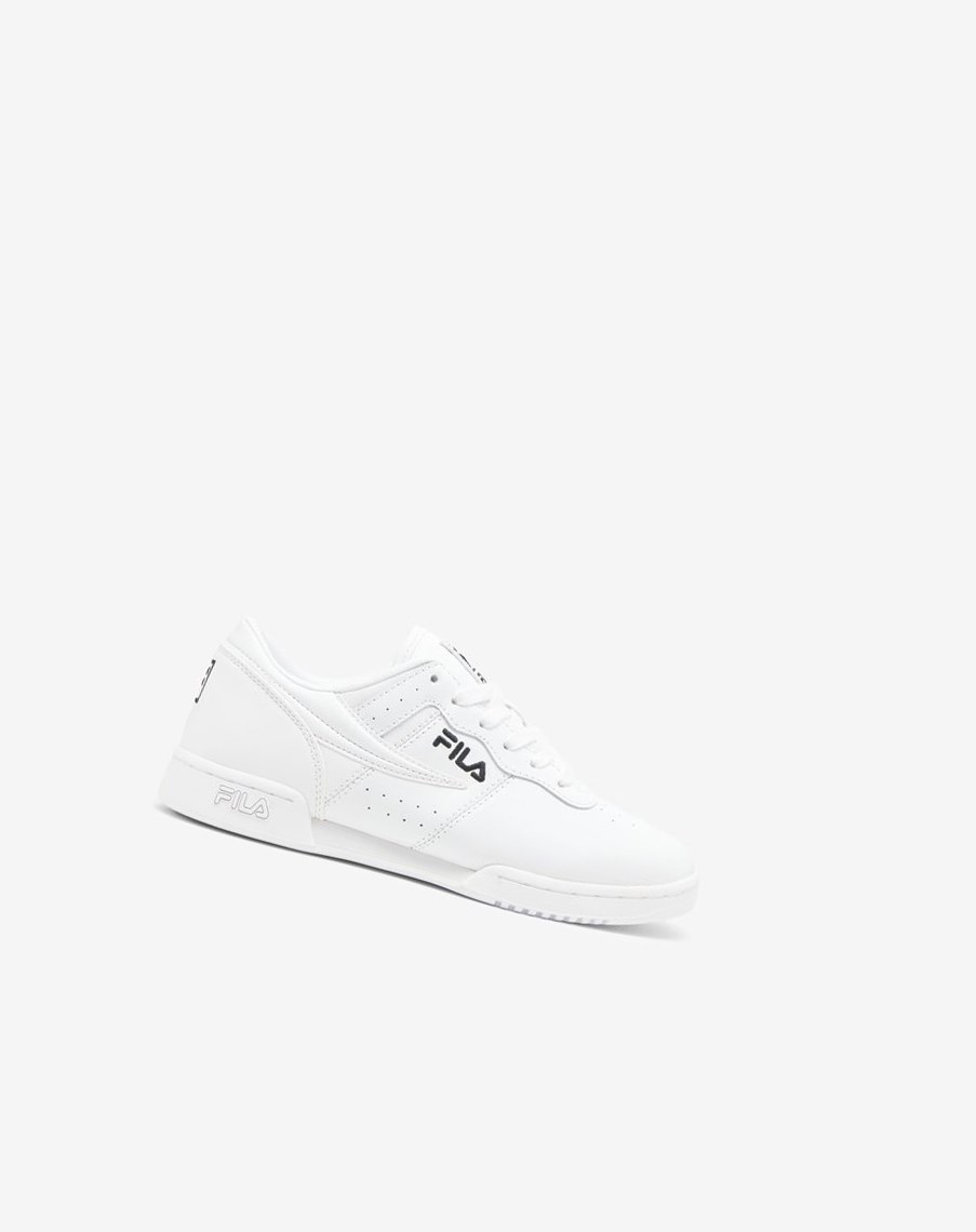 Fila Original Fitness Sneakers Białe Białe Czarne | HZSNT-2687