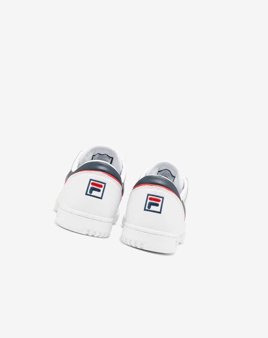 Fila Original Fitness Sneakers Białe Granatowe Czerwone | ENPIO-9870