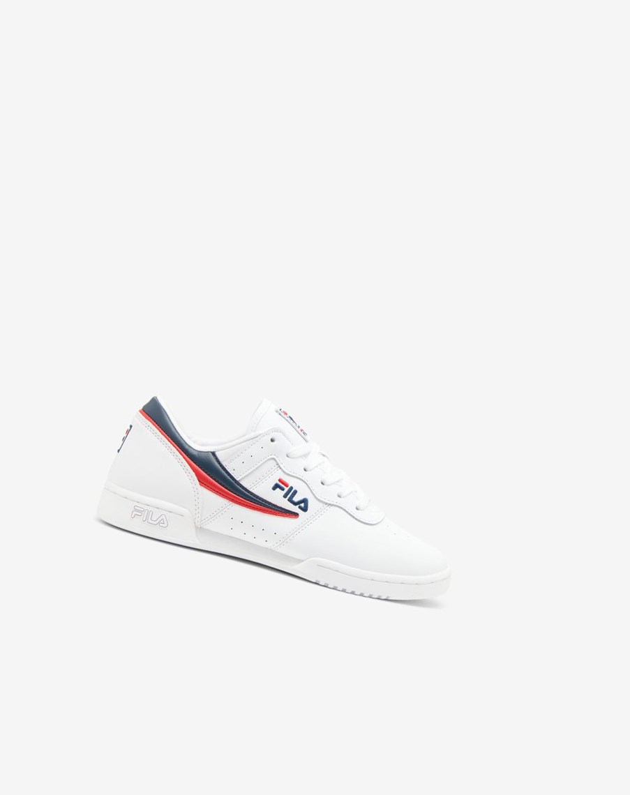 Fila Original Fitness Sneakers Białe Granatowe Czerwone | ENPIO-9870